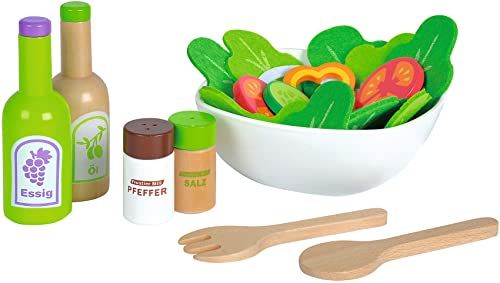 Eichhorn 100003738 - Salat Set mit Gemüse, Salz- und Pfefferstreuer, Essig...