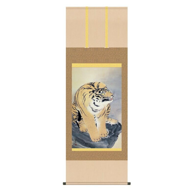 Amazon | 掛軸 円山応挙 虎図 (とらず) 尺五 (KZ3G9-104) (代引き不可 