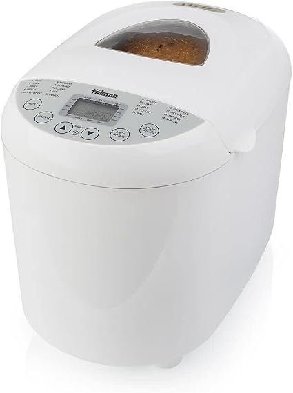 Machine à Pain Tristar BM-4586 - 19 Programmes Dont Sans Gluten - Cuve Antiadhésive Amovible - 1000g
