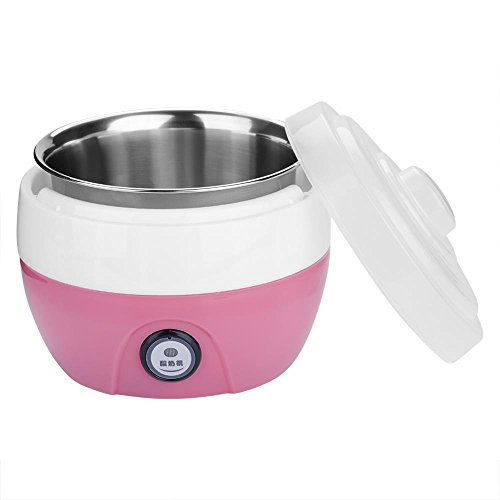 Opiniones de Yogurteras disponible en línea. 48 Máquina de yogurt, fabricante de bricolaje automático de yogurt eléctrico doméstico de 1L con recipiente interno de acero inoxidable - para uso de dormitorio de 2 a 3...