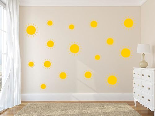 Vinilos Decorativos Sol para Cuarto Infantil y Sala de Juegos miniatura 2
