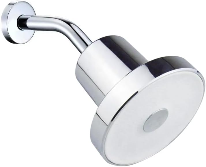 Cascada High-Pressure 5.5" Rainfall Filtered Shower Head with 15-Stage Filter for Hard Water Softener Chrome Finish