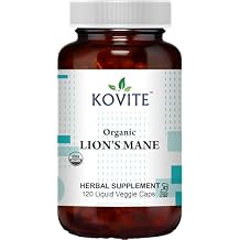 Organic Lions Mane 1000 mg per Serving - 120 Vegetable Capsules