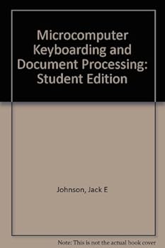 Hardcover Microcomputer Keyboarding And Document Processing Book