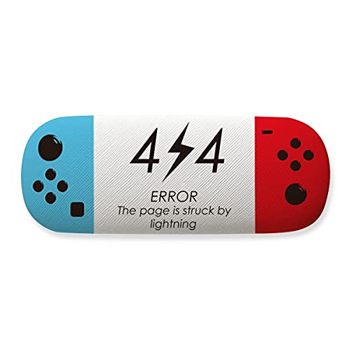 Étui de rangement pour lunettes geek rigide et boîte à lunettes motif 404