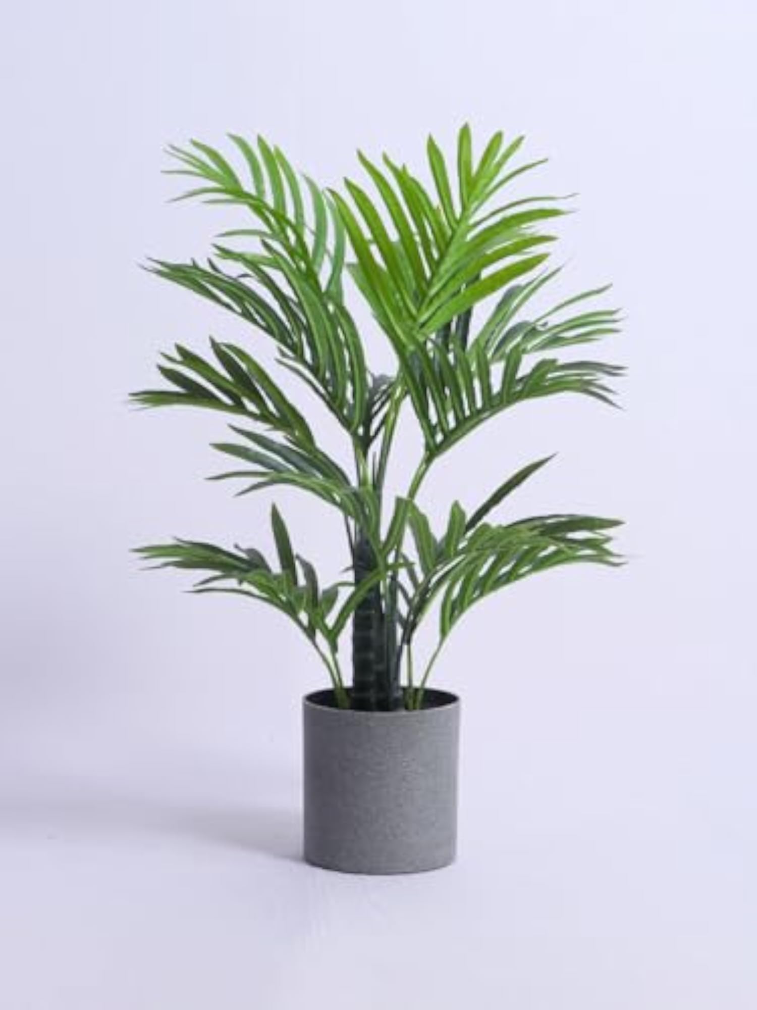 1.6Ft Artificial Golden Areca Palm Plant with Black Pot