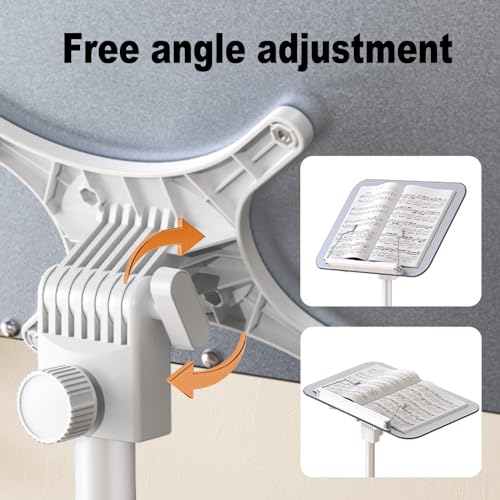 Soporte para libros de lectura y cocina regulable con ángulo ajustable para tableta 5