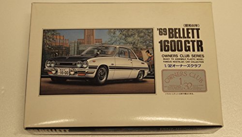 Bellett 1600GTR 1969 ARII réplique miniature avec détails du moteur d'époque