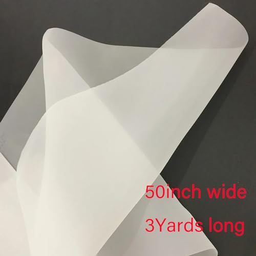 Soply White 3 Yards 50Inches(1.27m) Wide 140 Mesh(55T) Silk Screen Printing … - Thumbnail 2