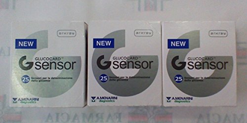 GLUCOCARD G SENSOR 75 strisce reattive GLICEMIA