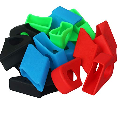 Paxlamb Mountain Bike Crankset Caps Bicycle Crank Protector Road Bike Crank Protection Sleeve Arm Boots Crankarm Protectors Silicone Dustproof Cover Accessory (Blue) #TOP6