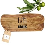 ✓ Utilisation polyvalente : notre planche en bois d'olivier rustique et élégante est adaptée pour couper du pain ou de la viande ou comme plateau de service d'antipasti, collations, petit-déjeuner ou pour un repas copieux. Vous pouvez décorer la planche à découper en bois d'olivier, mais aussi l'offrir en cadeau.