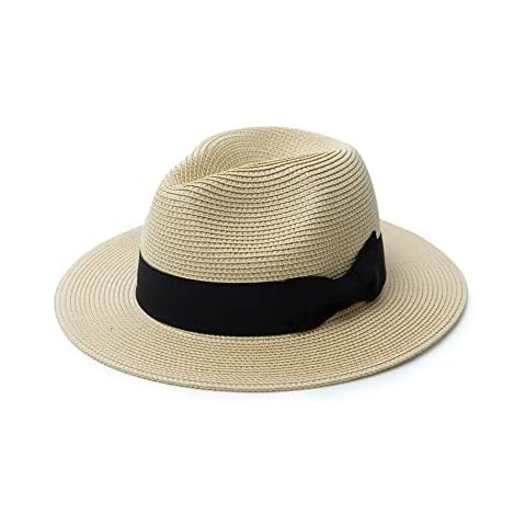 Joywant Kyle Sun Straw Fedora Hat Cover
