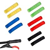 CONGGUAN 5 Pairs Bike Brake Lever Covers Silicone Rubber Bike Brake Cover Anti-Slip Bicycle Brake Lever Sleeve Grip Fit Most Road/Mountain Bicycles