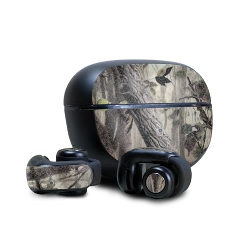 Image of Glossy Glitter Skin Compatible with Bose Ultra Open Earbuds - Tree Camo - Premium 3M Vinyl Protective Wrap Decal Cover - Easy to Apply | Crafted in The USA by MightySkins