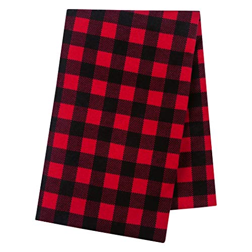 Trend Lab Red & Black Buffalo Check Jumbo Deluxe Flannel Swaddle Blanket #TOP21