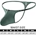 iKingsky Men's Big Pouch G-string Sexy Breathable Y-back Thong Underwear Low Rise Spandex Swimming Under Panties for Men (Small, 6 Pack)
