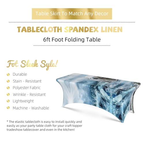 Nappe extensible ours polaire EdWal pour décoration de mariage chic