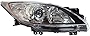 TYC Right Headlight Assembly Compatible with 2010-2011 Mazda Mazda3