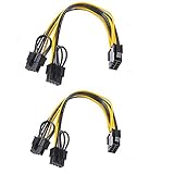 Anschluss A: 8-polige CPU-Buchse, Anschluss B: doppelter PCI-E 8-poliger (6P + 2P) Stecker (ein CPU auf PCIe-Kabel), Material: Kunststoff + Metall, 18-AWG-Draht.