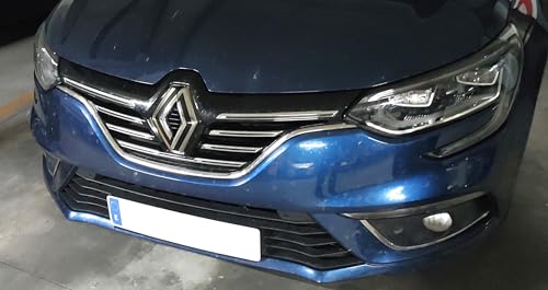 Lot de 4 Autocollants pour emblèmes chromés Avant et arrière – Compatible Mégane IV – Restyling Automobile