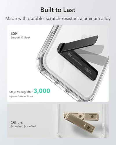 ESR Boost Phone Kickstand, Vertical and Horizontal Stand, Adjustable Angle, Compatible with iPhone Air 17 Pro Max, iPhone 17e/16/15/14/13/12, Samsung Galaxy S26/S25/S24/S23 Series, Google, Black - Image 6