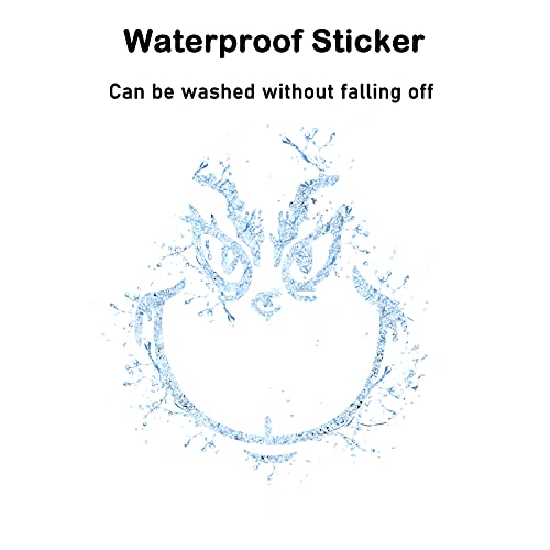 15 Pcs Christmas Decorations Stickers For Ornaments, Christmas Vinyl Stickers, Christmas Decoration Decals, Diy Face Stickers For Christmas Balls, Waterproof Sticker For Home Project, Party - 2*2 In #TOP5