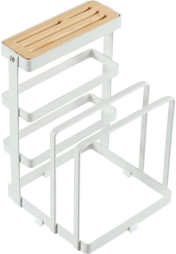 Knife Block Storage Stand Kitchen,Only Selling Cutter Holder,Iron Art Creative Rack Dry Utensil Cutting Board Rack