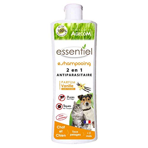 Essentiel : Shampooing Parfum Vanille Chien/chat 250ml Cover