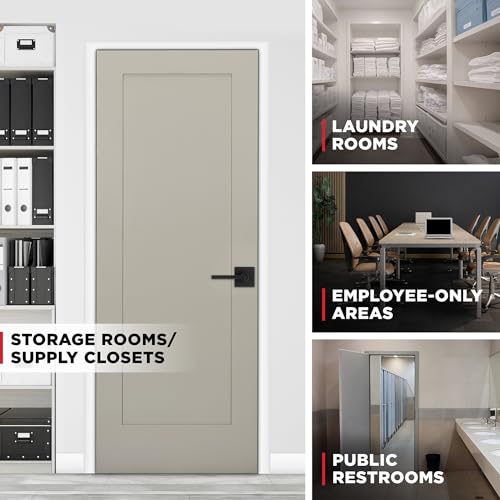 Kwikset Halifax Poignée de porte d'entrée à clé avec serrure et clé, levier réversible à clé sécurisée, entrée avant et chambres, noir mat, résistant au crochetage SMT Rekey Security et Microban – vue 3