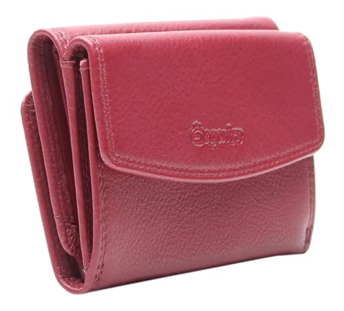 Esquire Duo Wallet Red portefeuille rouge compact double fentes