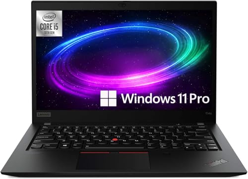 Lenovo Thinkpad T14s Gen 1   Ordenador portátil con pantalla táctil, 14 pulgadas FHD (1920 x 1080), Intel Core i5 10210, 8 GB de RAM, SSD de 256 GB, teclado QWERTY, Windows 11 Pro (reacondicionado)