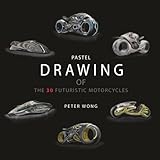 PASTEL DRAWING OF THE 30 FUTURISTIC MOTORCYCLES