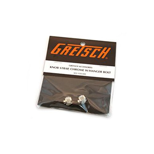 Gretsch Strap Buttons, Most Gretsch? Guitars, with Mounting Hardware, Chrome (Pair)