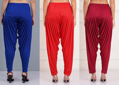 Image of Buy That Trendz Patiala Salwar for Women Relaxed Fit Viscose Patiyala Salwar Harem Bottom Pants