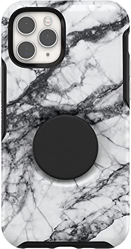 Coque iPhone 11 Pro Max OtterBox Pop Symmetry rigide fine marbre blanc