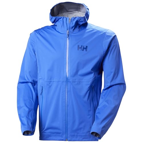 Helly-Hansen Momentum 3L Stretch Jacke Herren Wasserdicht Winddicht Outdoor Regenjacke mit atmungsaktivem Material, 543 Kobalt 2.0, XXL