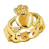 ♥ Emballage : cette bague Claddagh est livrée avec une pochette en organza, puis mise dans une jolie boîte en plastique, prête à offrir. Ce sera le meilleur cadeau pour elle ou vous-même.