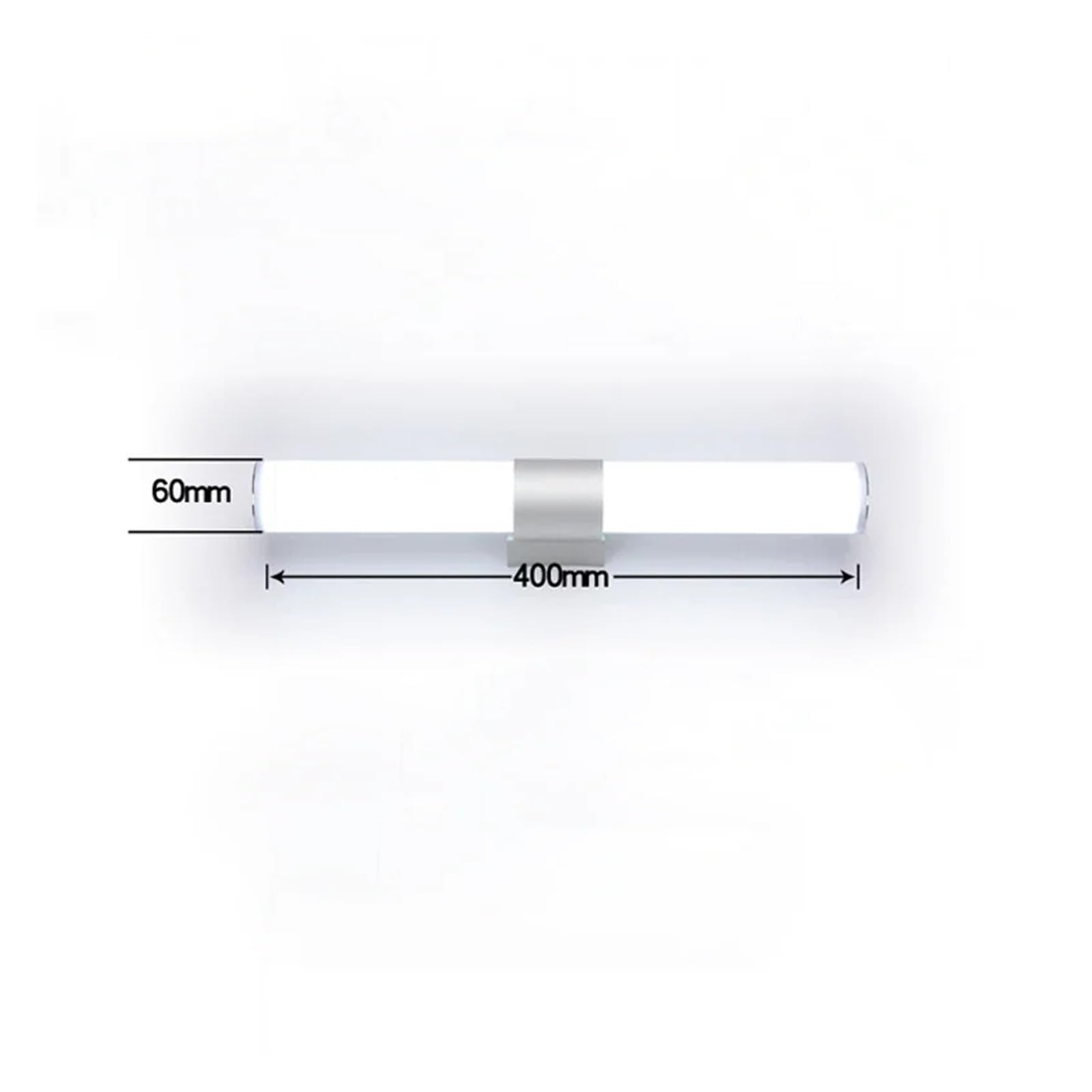 Moderne lampade da parete a LED, luci a specchio for il trucco a LED, strisce lunghe super luminose, decorazioni for interni for bagno, camera da letto Flessibile(Cold White,40CM)
