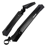 Byking Bike Mudguards for 26-29 inch tyres, Mountain Bike, Gravel Bicycle, Hybrid and E-Bike Fender Universal Mud Guard, Adjustable Cycling Front and Rear Mudguard Set for Carrera and Boardman MTB.