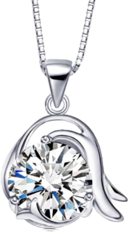 Chaîne en argent S925 femme collier zodiaque Capricorne zircon