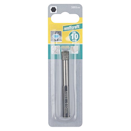 wolfcraft Dry Drill Bit, Diamond Coated, Hexagon Shank - Image 4