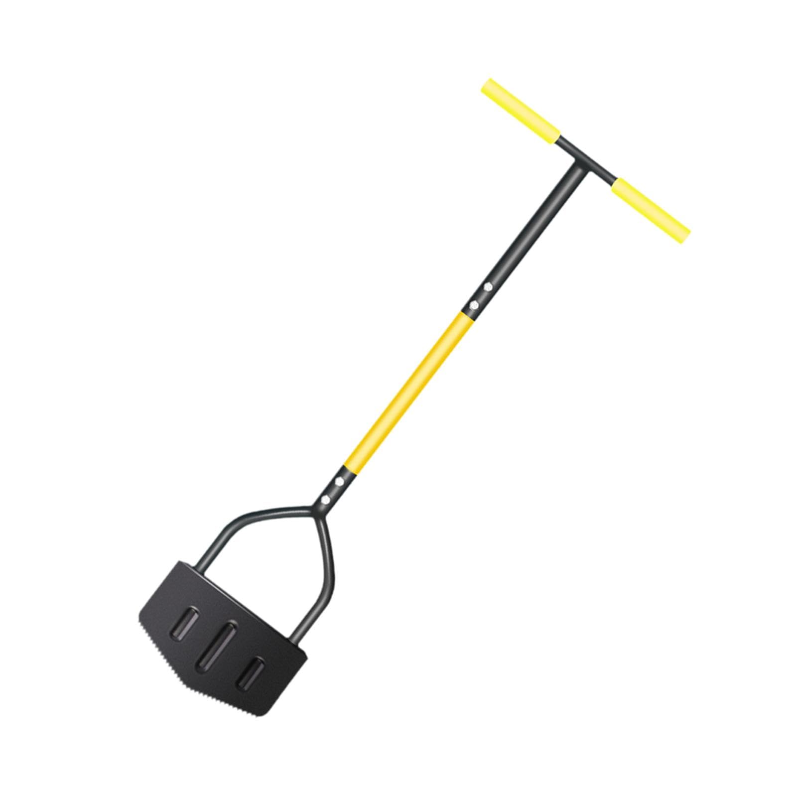 Coupe-Bordures pour Pelouse, Outil de Jardinage, Large Plateforme, Multifonctionnel pour Parterres de Fleurs, Poignée en T Rembourrée, Dents Acérées,