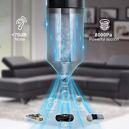 Cuteefun-Aspirador-de-Mano-Aspiradora-de-Mano-Sin-Cable-con-2-Filtros-de-Repuesto-8000-Pa-BateriA-Recargable-de-2400mAh-Carga-RaPida-de-25h-Mini-Aspiradora-para-Pelo-de-Mascotas-Teclado-Coche