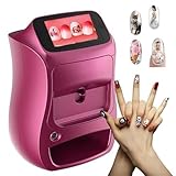 Encre à base d'eau : utilise 3 couleurs primaires d'encre à base d'eau pour des motifs vibrants et durables ; environ 800 ongles peuvent être peints avec une cartouche d'encre, avec un temps de rétention de 2 à 4 semaines en fonction de l'utilisation.