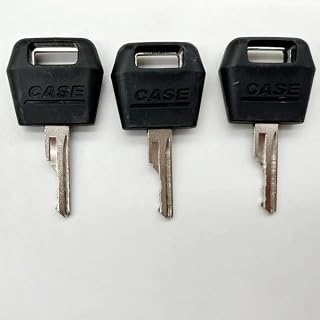 3PCS Ignition Keys Replacement Key Fits for Case IH Tractor Dozer Backhoe D250 For Case/International Harvester Excavator