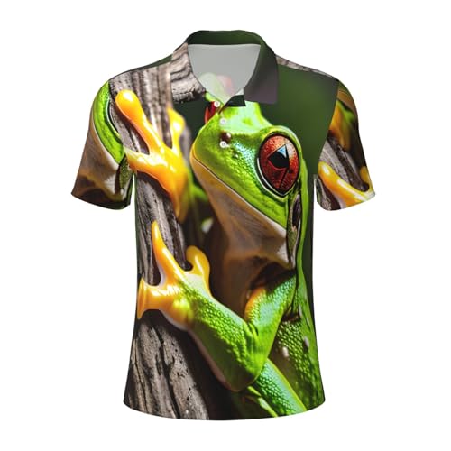 Chemise grenouille d'arbre homme pour vacances et look d'été relax