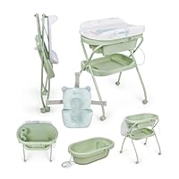 Reducteur Baignoire Pour Bebe Baignoire Bébé Ms Bubble + Réducteur - 2 En 1 Avec Table à Langer Et Roues Baignoire Pliable Bébé Sur Pied