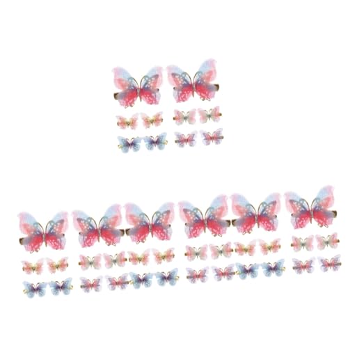 Barrettes à cheveux anti-glisse pour enfants : lot de 4 pinces métalliques