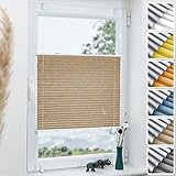 【Thermoplissee Montage ohne Bohren】Die Thermo-Plissees lassen sich dank verstellbarer Klemmträger schnell und unkompliziert montieren. Sie können direkt an den Fensterflügel (Flügelbreite 10-23 mm) geklemmt werden, ohne Bohren oder Schrauben, was Zeit und Mühe spart. Dabei bleibt der Fensterrahmen unbeschädigt!
